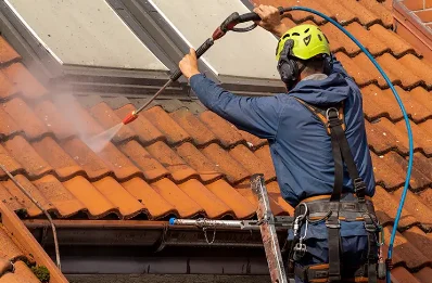 Démoussage et hydrofuge de toiture à Saint-Santin-Cantalès